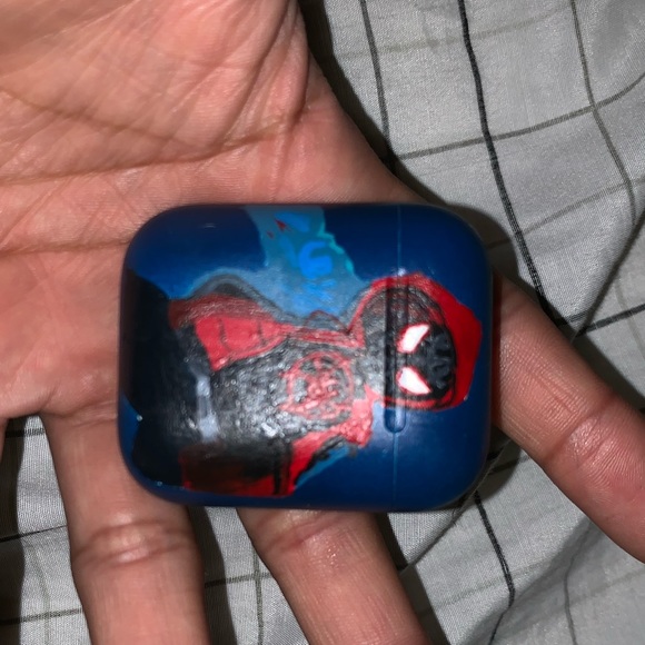 (not for sale) custom AirPods- Miles Morales - Picture 3 of 4